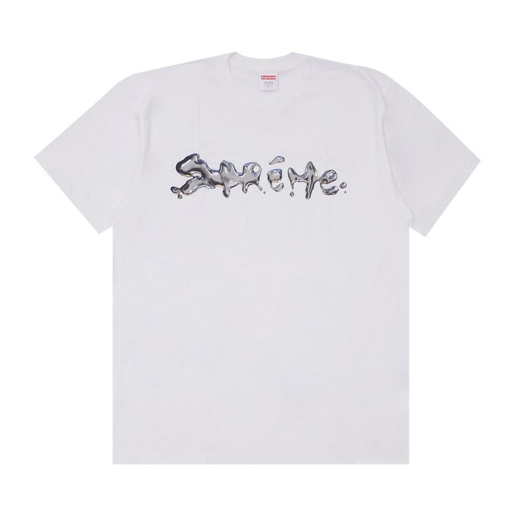

Футболка Supreme Liquid T-Shirt 'White', белый