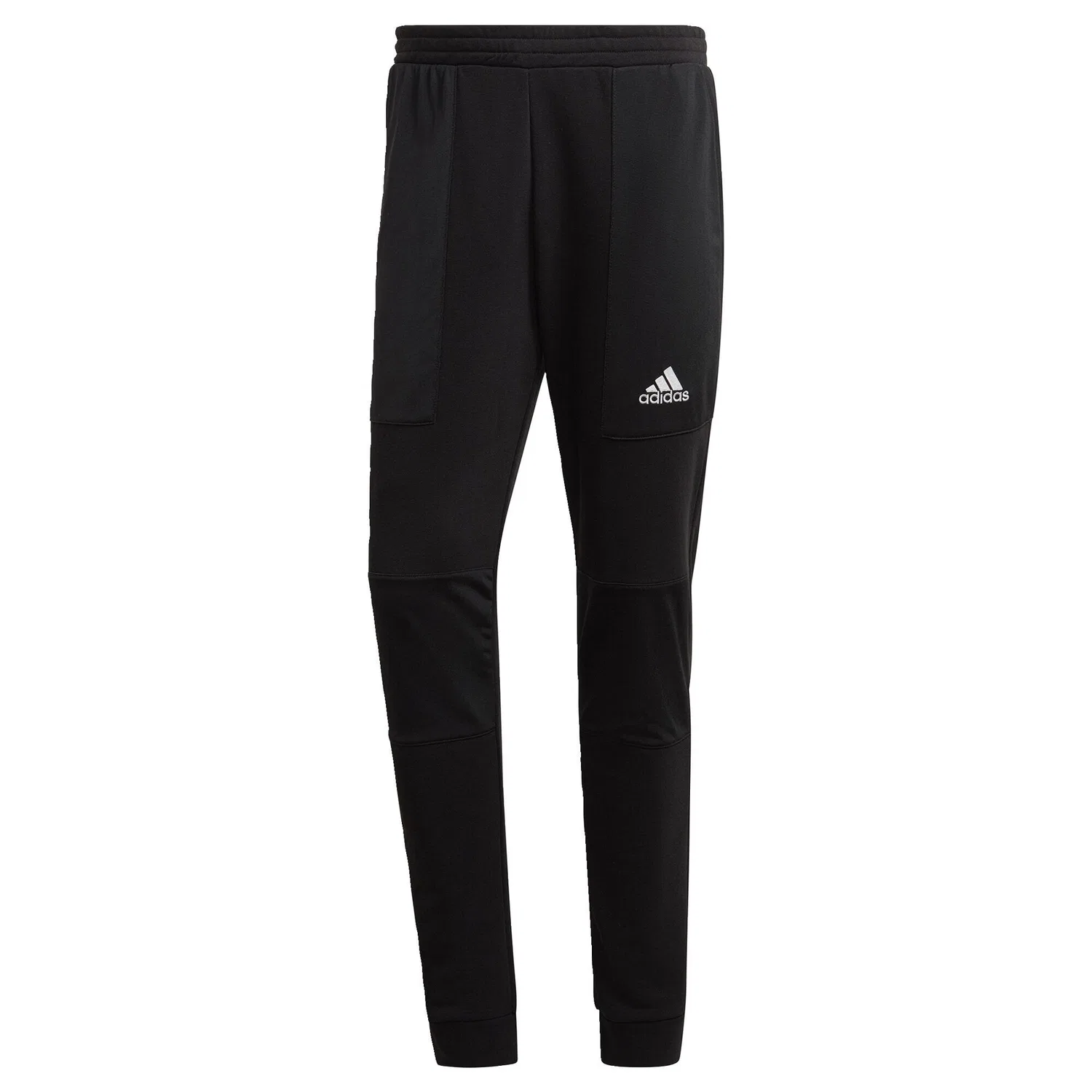 Мужские штаны из французского терри Adidas Essentials BrandLove, Schwarz Weiss — фото 2