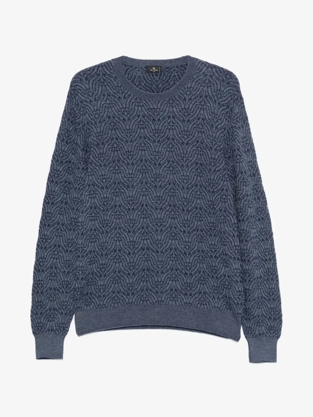 Свитер с круглым вырезом Etro, синий