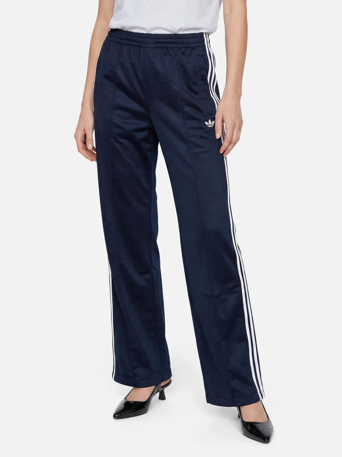 Женские спортивные брюки с тремя полосками Adidas Originals, Navy — фото 3