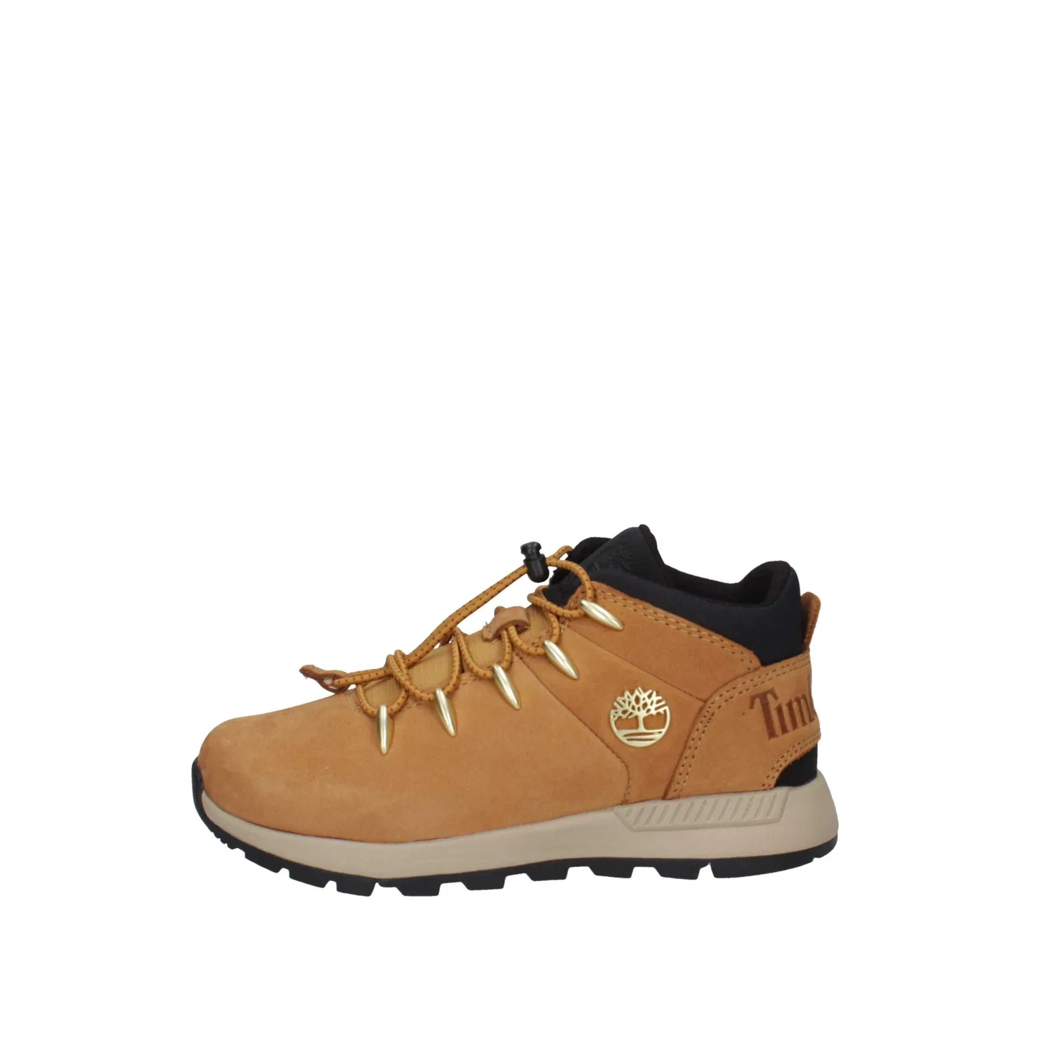 Детские ботинки для мальчиков походные Sprint Trekker Mid Timberland, Black Camel