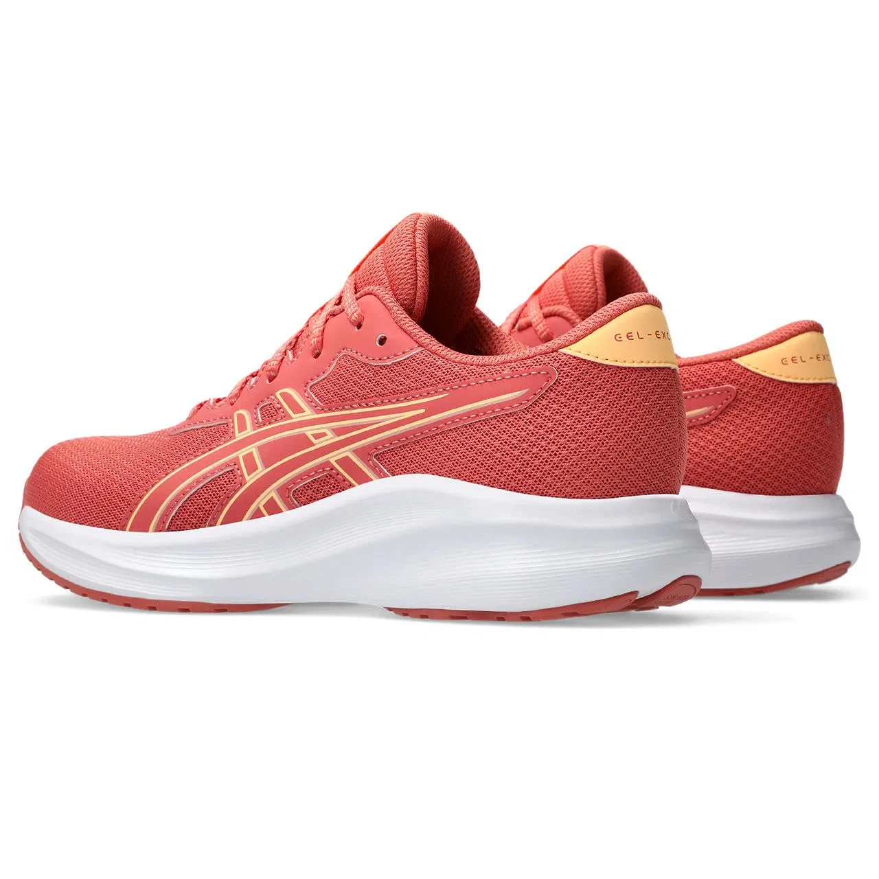 Детские кроссовки для мальчиков Gel-excite 11 Gs ASICS, Dark Pink Clay Orange Glow — фото 2