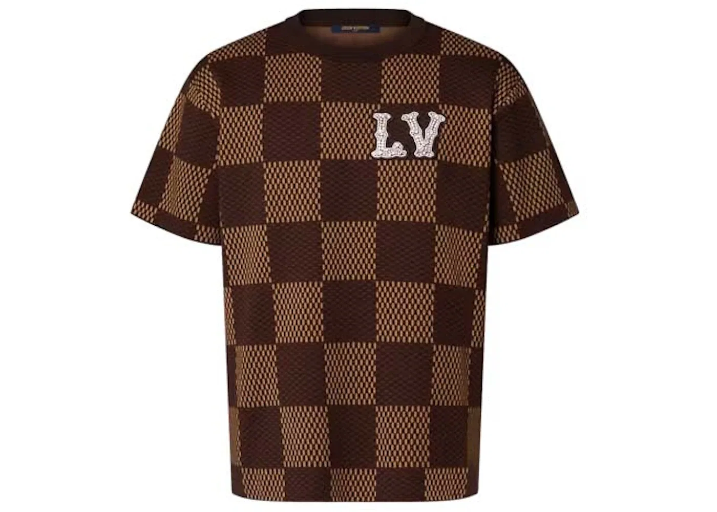 Мужской свитшот с длинным рукавом Crewneck with Crystal LV Patch Louis Vuitton, Sienna