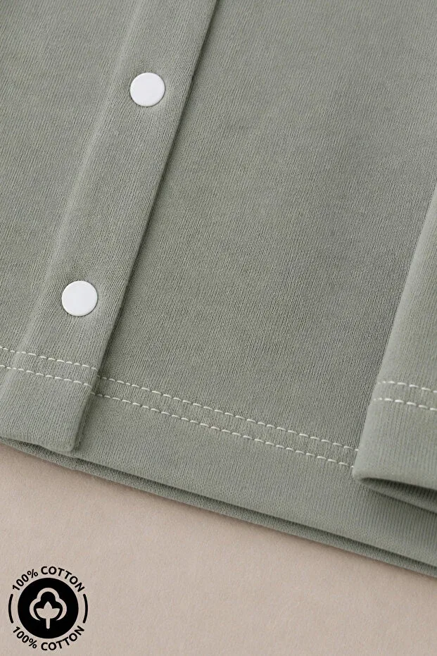 Детский кардиган с принтом Miniel, Green — фото 3
