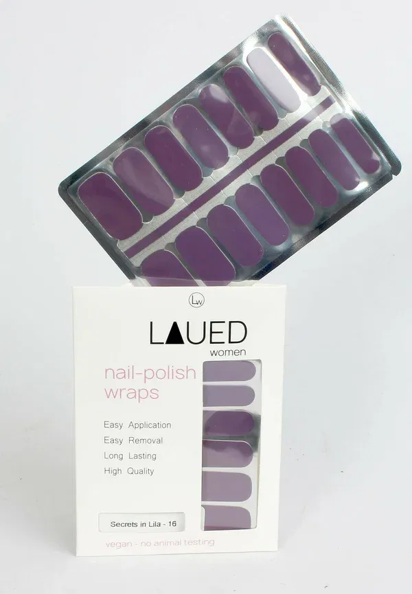Наклейки для ногтей solid purple Vargu, secrets in lila 12 г