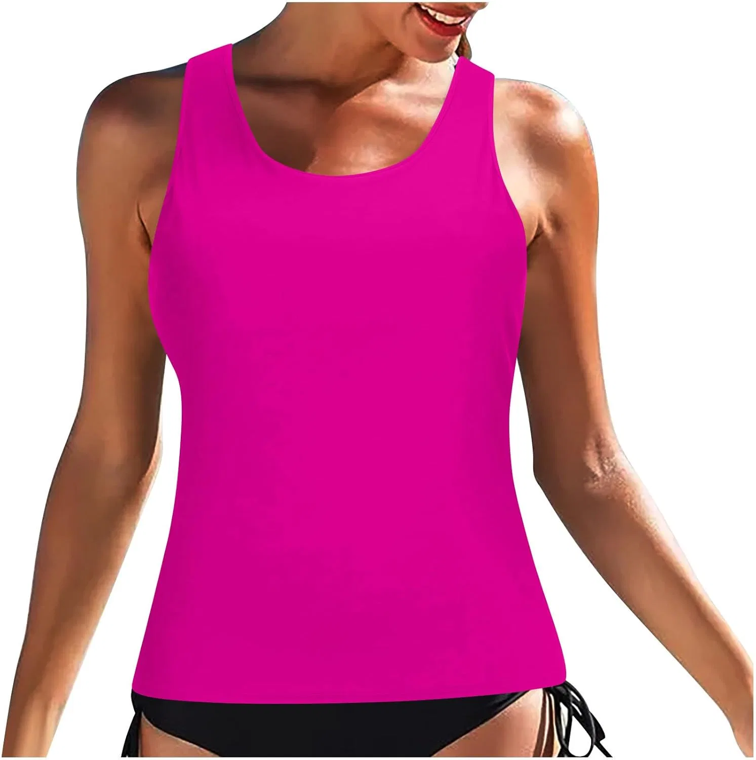 Женский танкини топ свободного кроя, Athletic, Pink