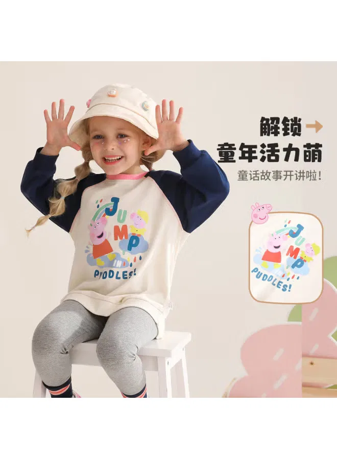 Комплект худи свободный повседневный Peppa Pig, темно-синий — фото 3