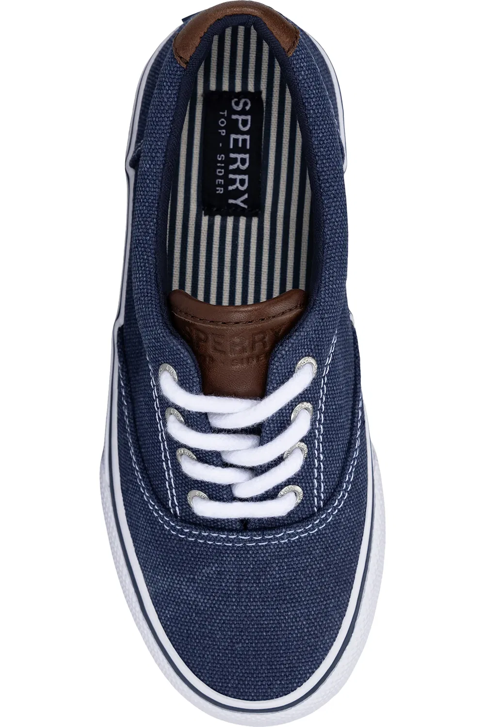 Кроссовки детские на шнуровке CVO Striper II Sperry, Midnight Blue — фото 3