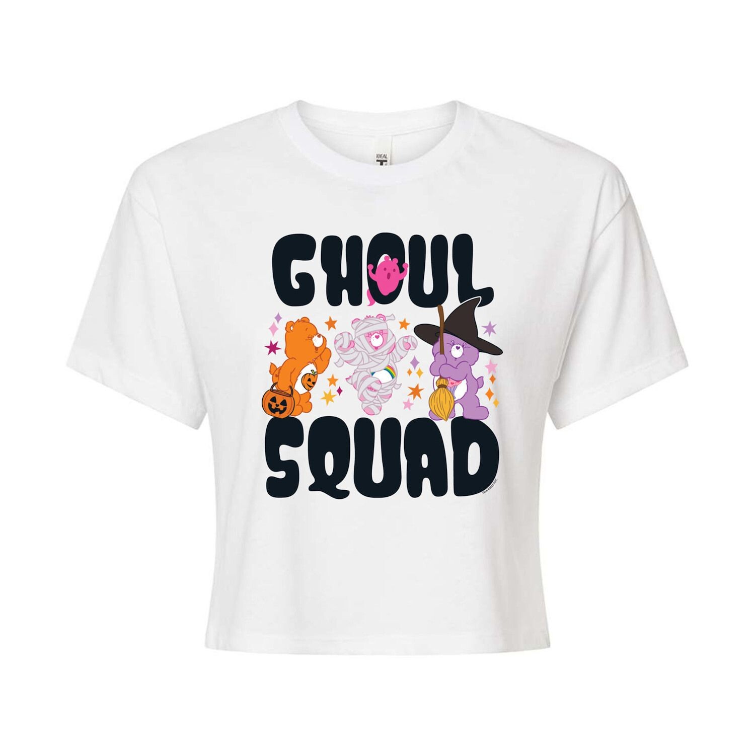 

Укороченная футболка с рисунком Juniors' Care Bears Ghoul Squad Licensed Character
