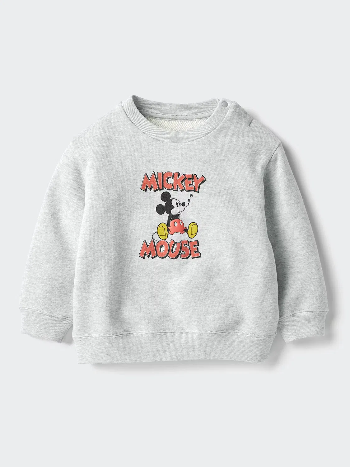 Толстовка Uniqlo, с принтом персонажей Disney, серый