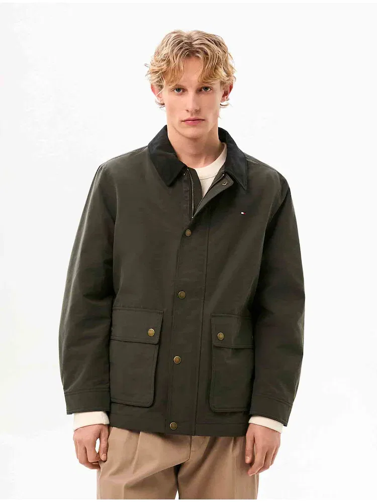 Куртка с вельветовым воротником, Hunting Jacket TOMMY HILFIGER, Khaki