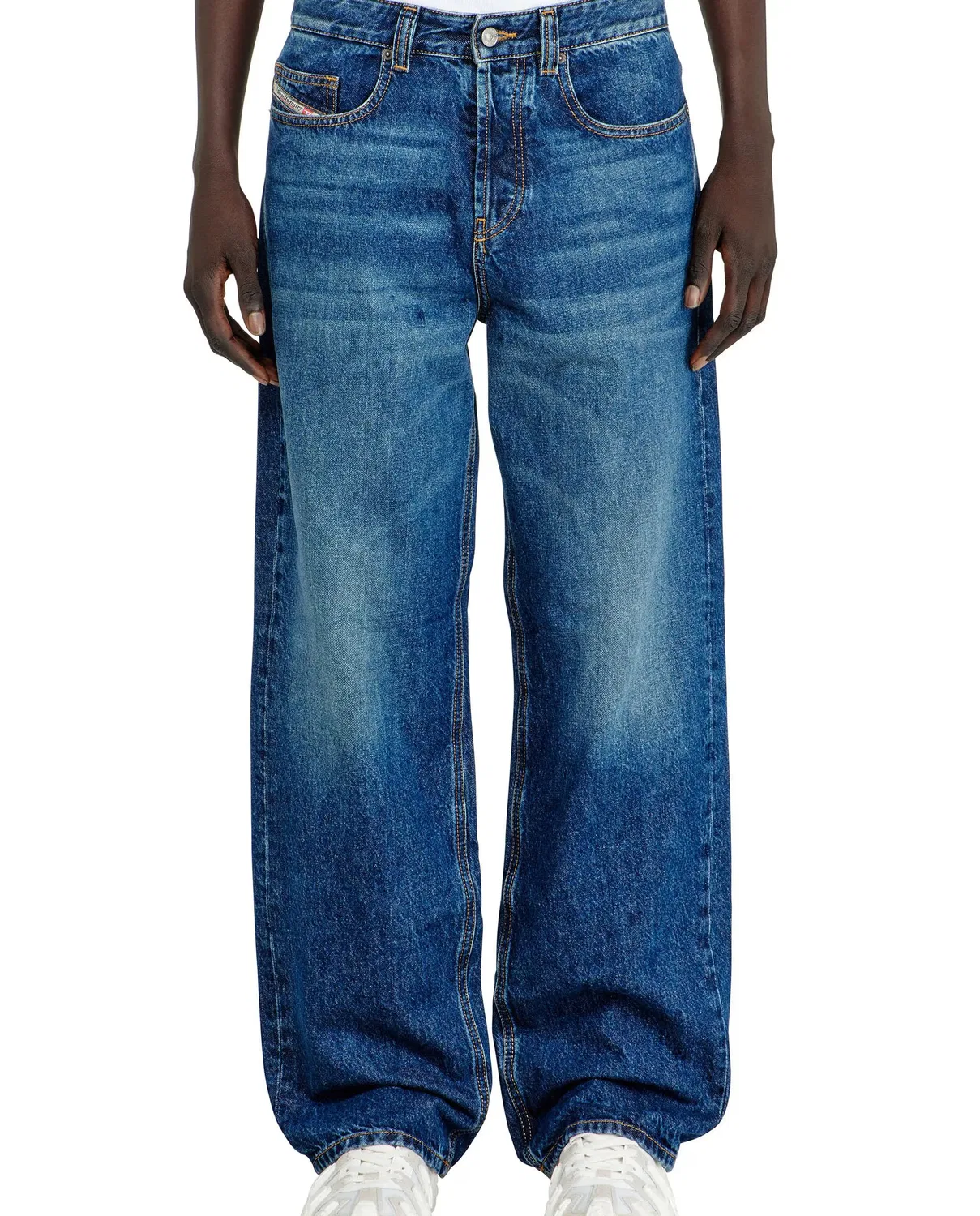 Мужские джинсы relaxed fit с низкой посадкой Vaquero relaxed de hombre cintura baja 2001 d-macro Diesel, Azul Marino