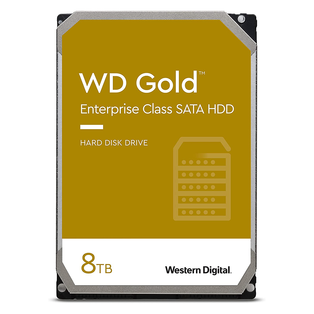 Внутренний жесткий диск Western Digital Gold 3.5", 8 ТБ (WD8004FRYZ) - фото