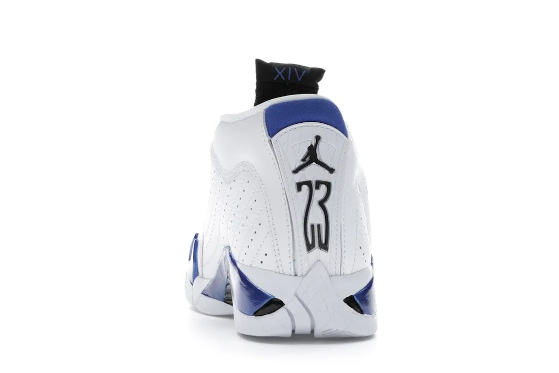 Детские кроссовки с дизайном Jordan 14 Retro Jordan, White/Black-Hyper Royal — фото 4