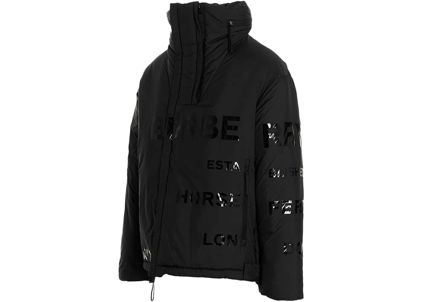 Мужская куртка с принтом Horseferry Burberry, Black