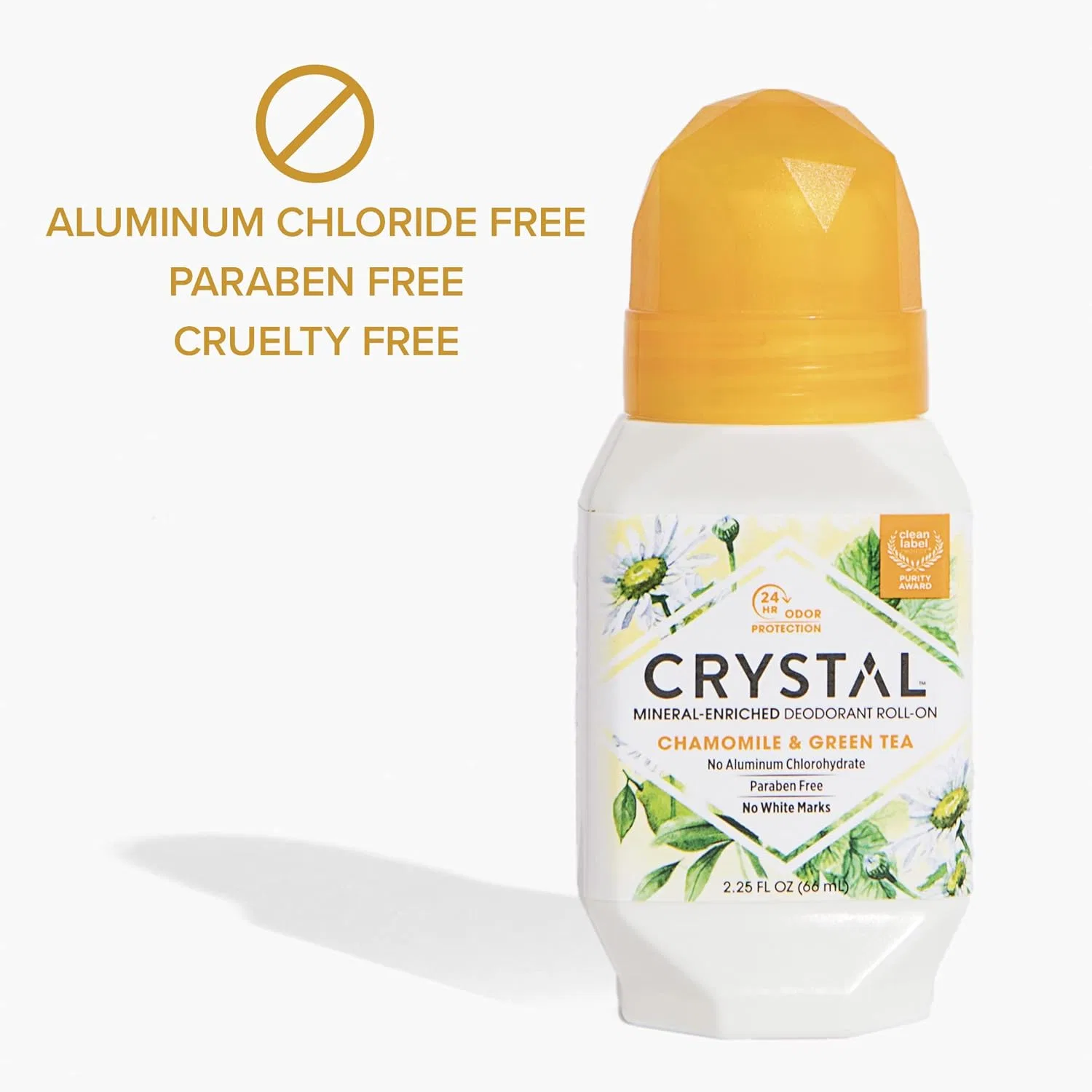Дезодорант роликовый Crystal Essence Chamomile/Green Tea, 3 шт, 191.3 г — фото 4