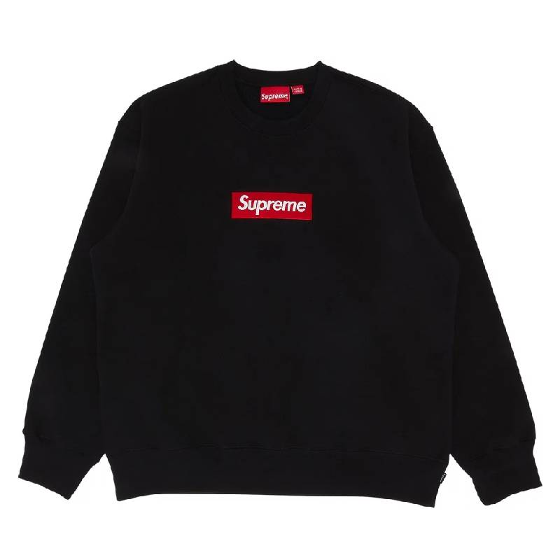 Толстовка Supreme Box logo Crewneck, черный - фото