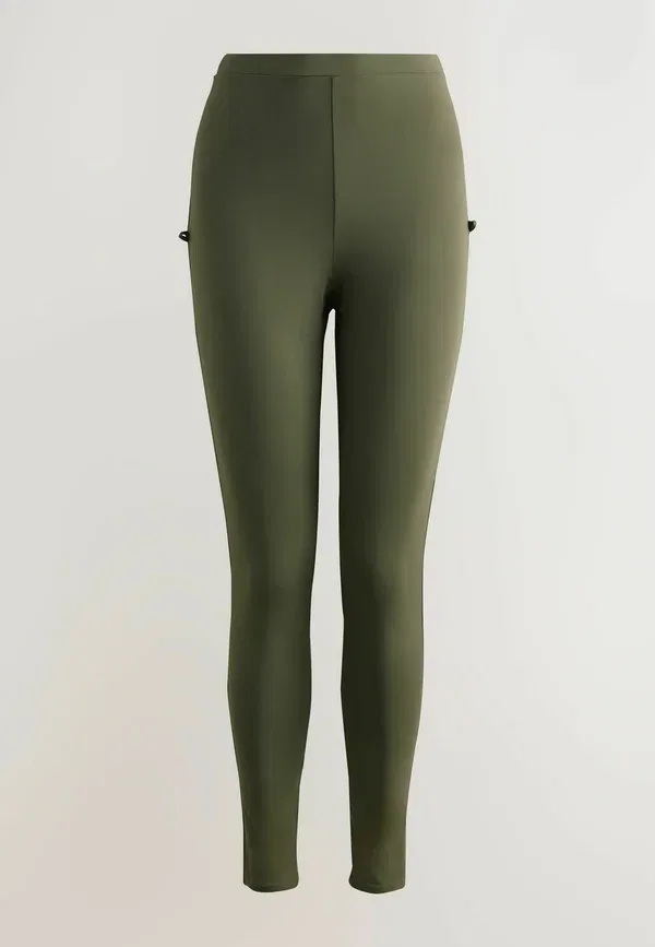Купальник 3-предметный комплект Regular fit Next, Khaki Green Cream, зеленый/кремовый/хаки — фото 4