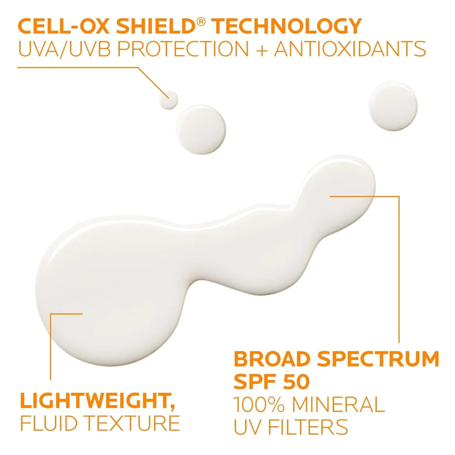 La roche-posay anthelios солнцезащитный крем SPF 40, ультралегкая жидкость широкого спектра SPF 40, для лица с диоксидом титана, легкий и быстро впитывающийся, без масла, матовый финиш, Non-Tinted — фото 4