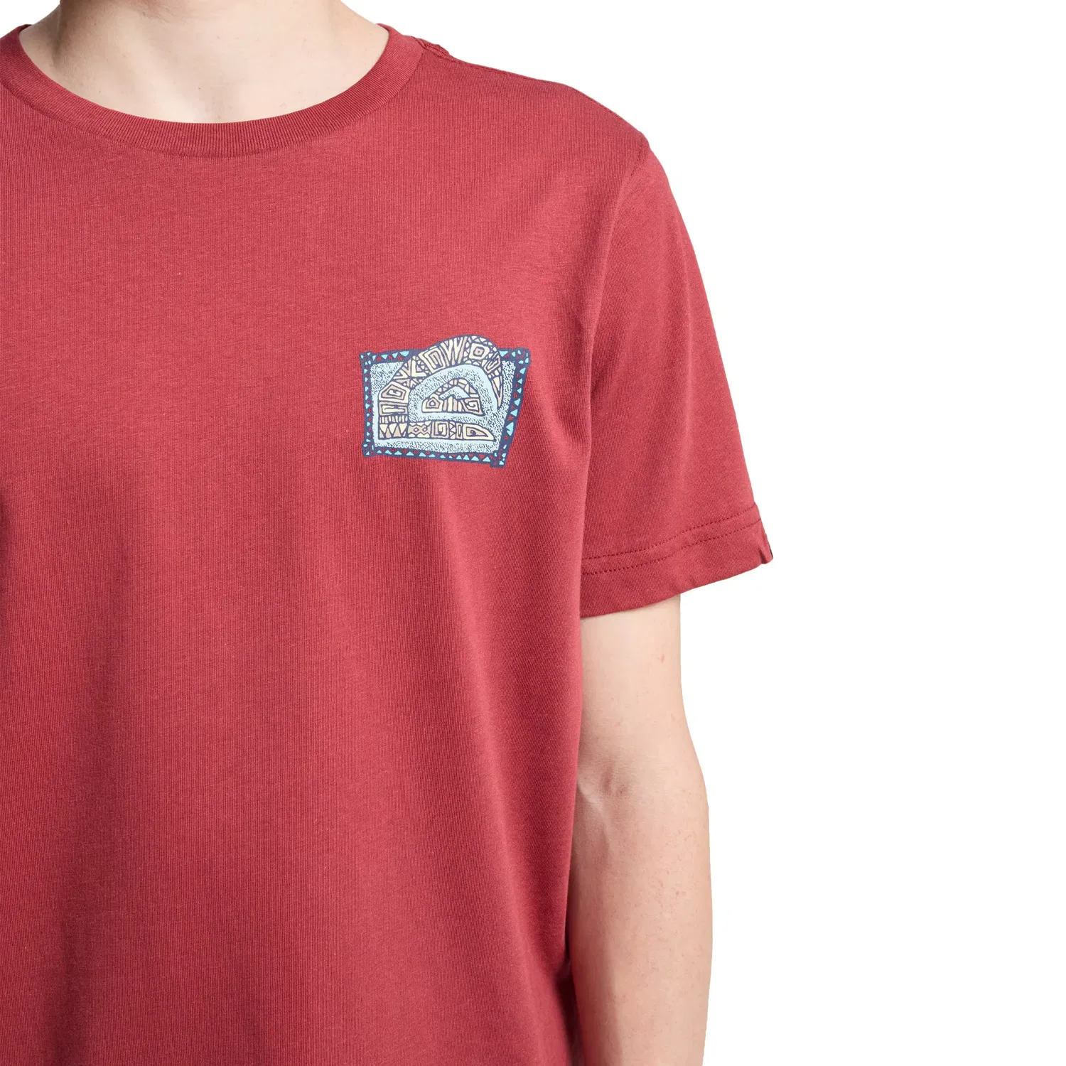 Детская футболка для мальчиков с принтом Heritage Quiksilver, Rojo — фото 4
