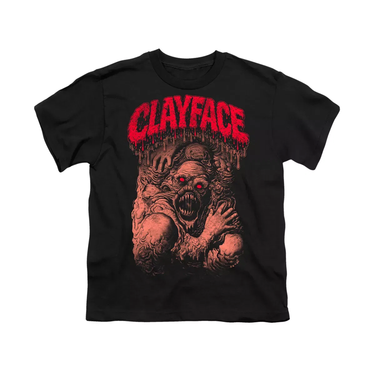 Детская футболка с принтом Batman Clayface Melt Batman, Black — фото 2