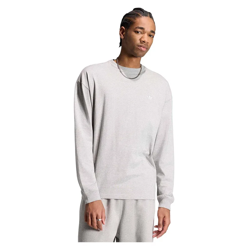 Футболка с длинным рукавом Trefoil Essentials Adidas Originals, белый