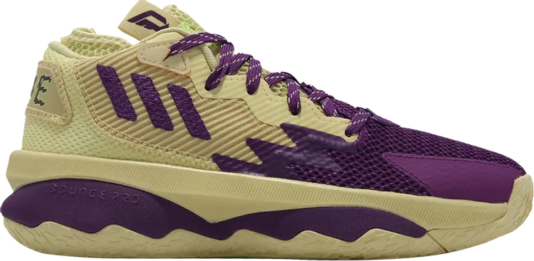 

Кроссовки Adidas Dame 8 J 'Dame Time', желтый