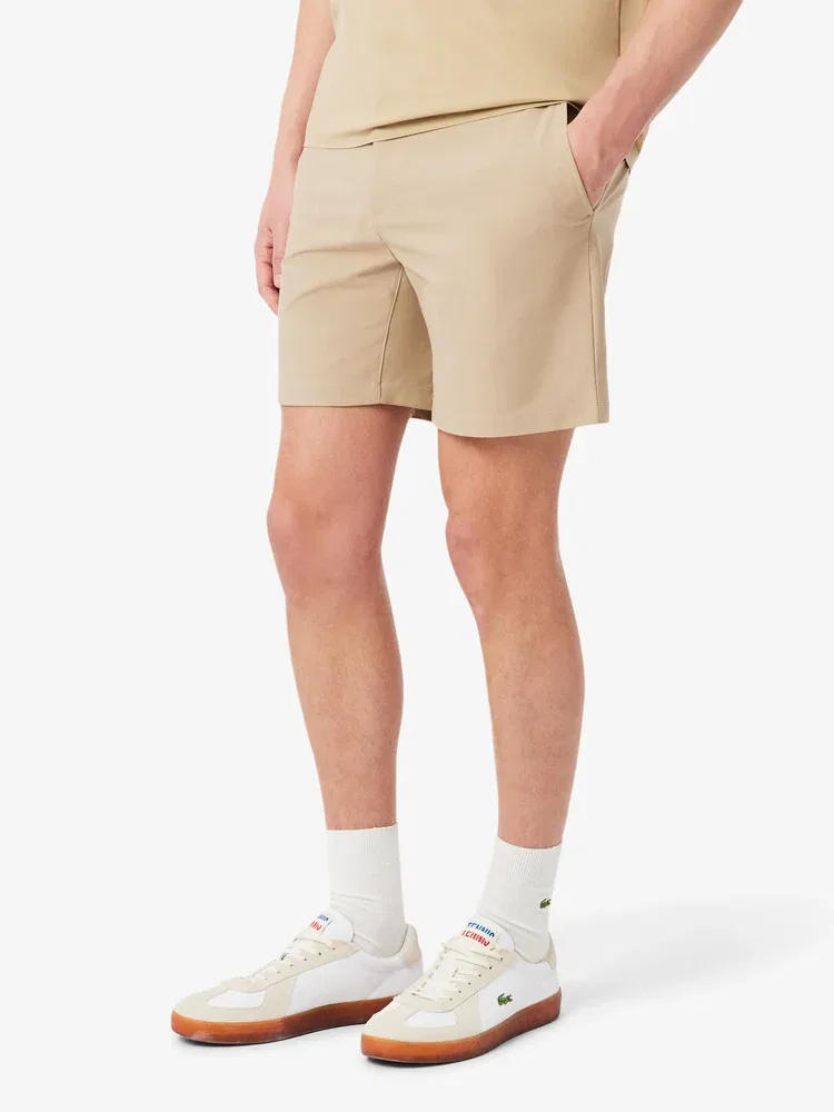 Шорты поли stretch Bermuda LACOSTE, Beige — фото 2