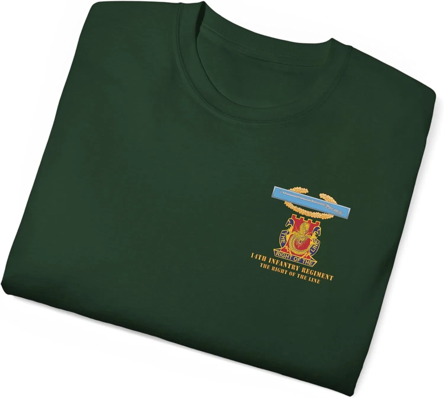 Мужская футболка классическая Gildan 2000, Forest Green — фото 4