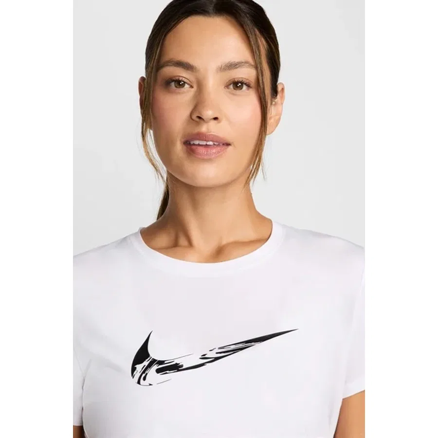Женская футболка с длинным рукавом One Dri Fit Nike, Белый — фото 4