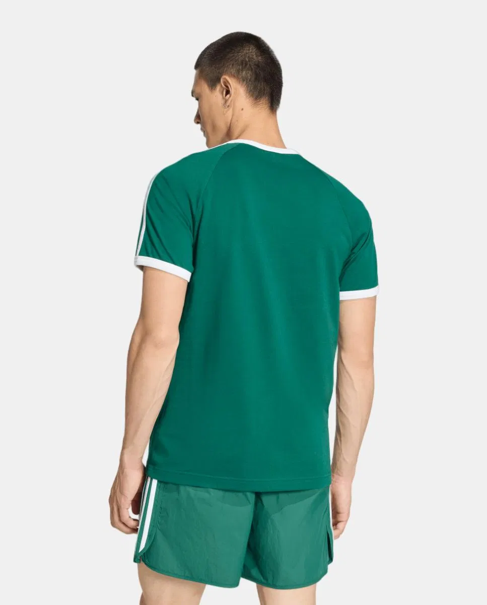 Мужская футболка, Adicolor Originals, adidas, зеленый белый — фото 2