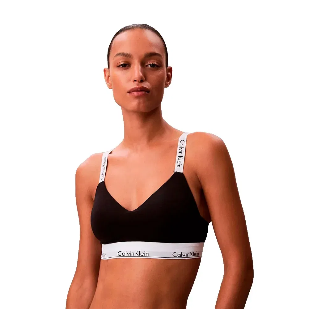 Бюстгальтер Calvin Klein Lightly Lined Bralette, черный