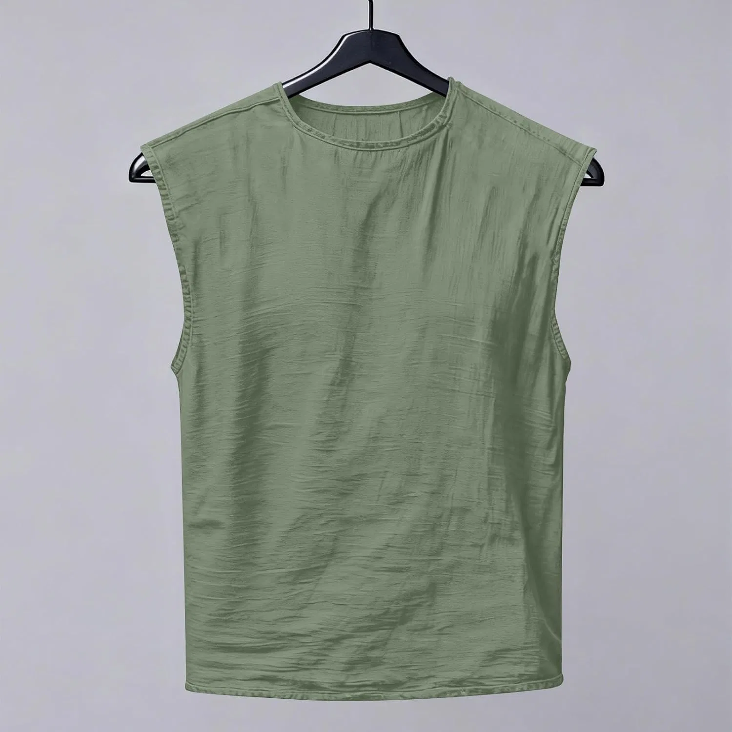 Мужская безрукавка для тренировок дышащая Athletic, Green — фото 3