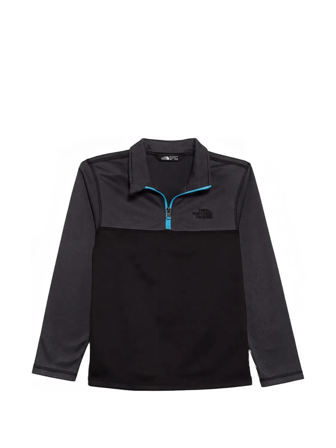 Толстовка Tech Glacier с застежкой-молнией на четверть длины The North Face Kids, черный
