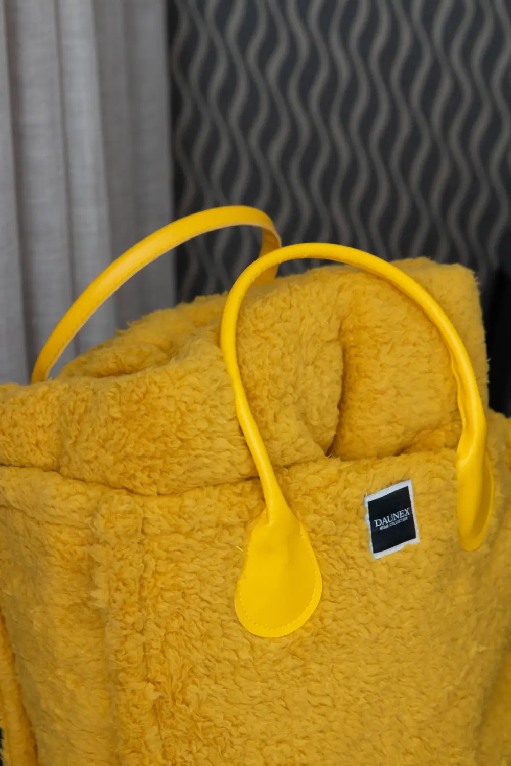 

Плед Daunex Sofy In Sherpa Bag 130×160, желтый