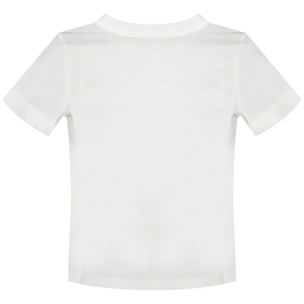 Детская футболка хлопковая Nike Sportswear, White — фото 4
