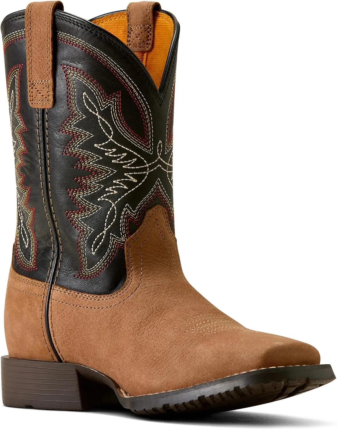 Детские сапоги в стиле вестерн с широким квадратным носком Hybrid Rancher ARIAT, Dusted Brown — фото 3