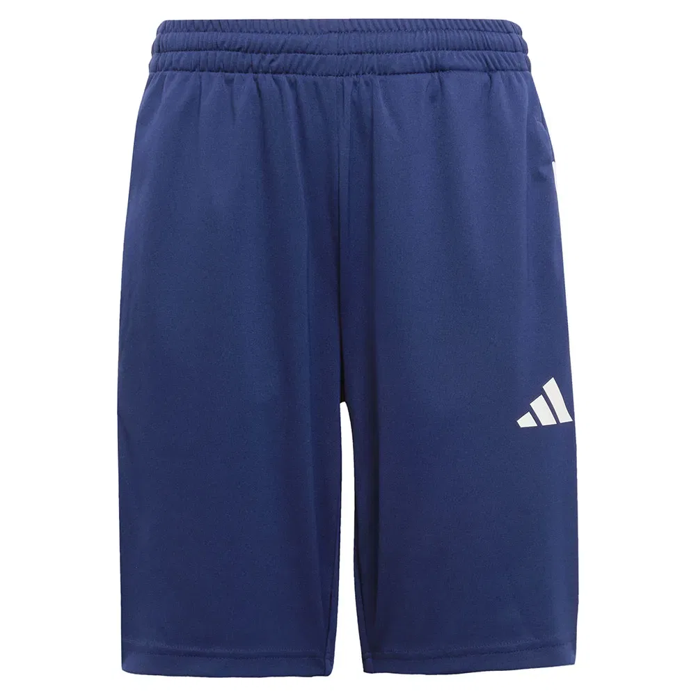 Детские шорты для девочек с технологией CLIMACOOL Train Essentials 3 Stripes Adidas, Blue — фото 3