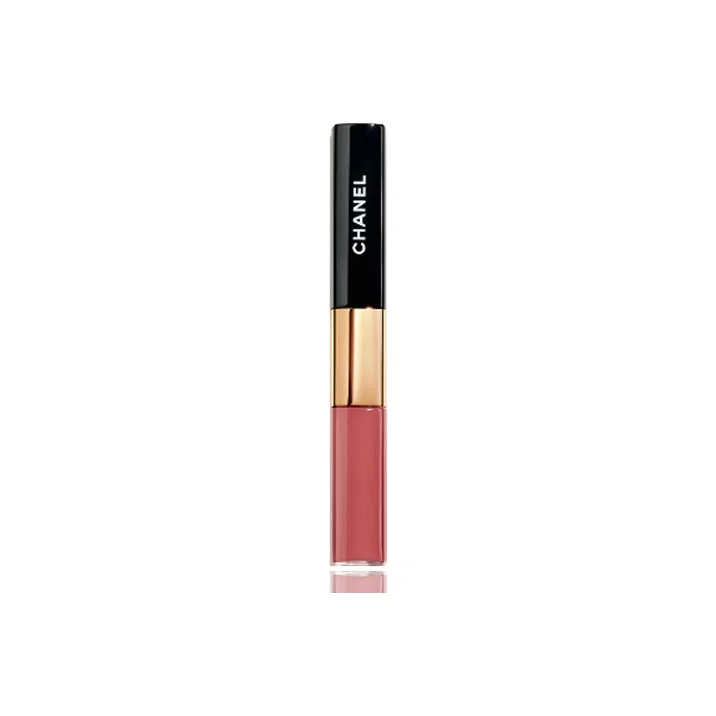 Женский двусторонний блеск для губ с эффектом глянца, модель Dual Effect Color Retention, CHANEL, Burning Red