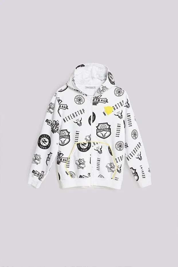 Детское худи для мальчиков с принтом Nebbati, Patterned
