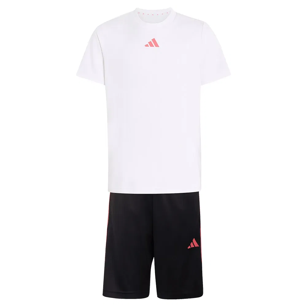 Комплект футболок Adidas Train Essentials 3 Stripes Tee Kids, белый