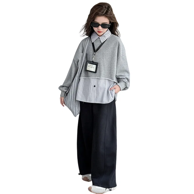 Детский спортивный костюм из двух предметов Lanza, Gray