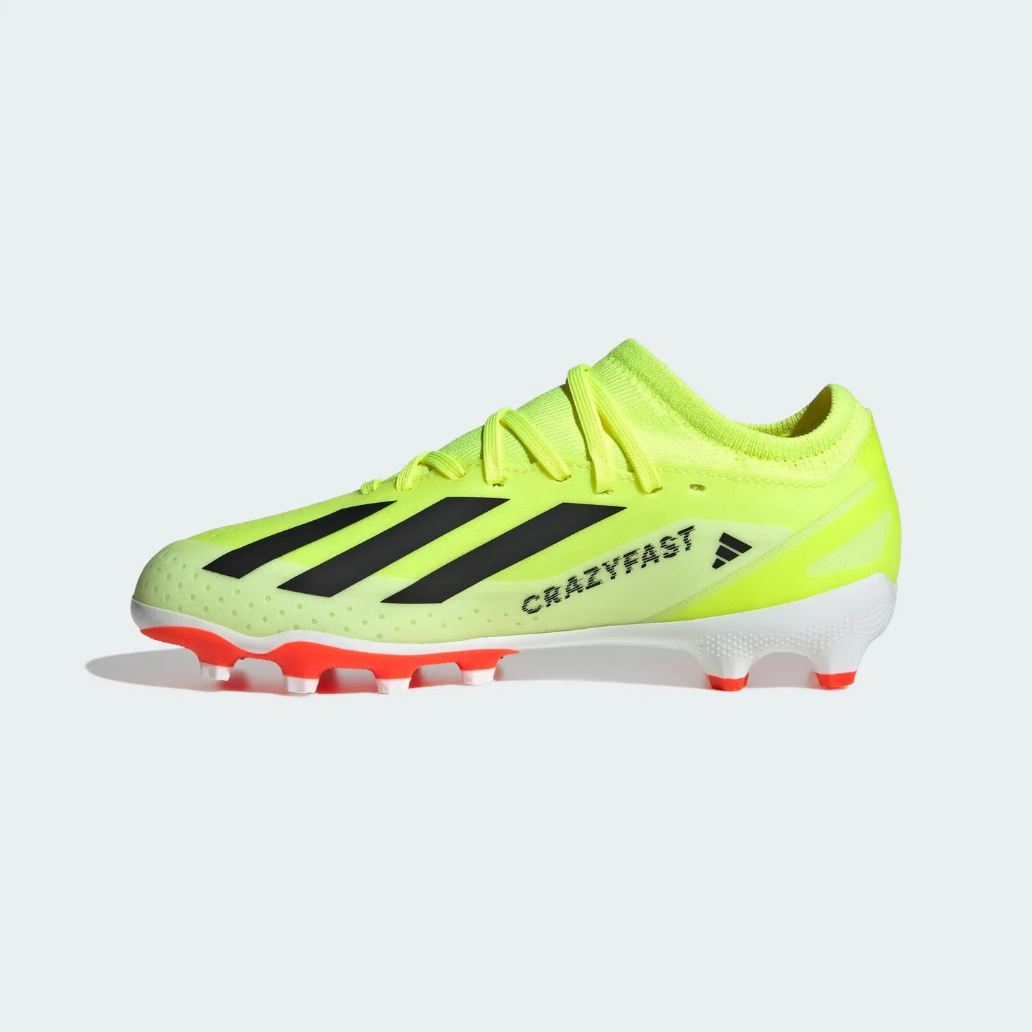 Детские бутсы для мальчиков с шипами X Crazyfast Adidas, Gelbschwarzweiss — фото 3