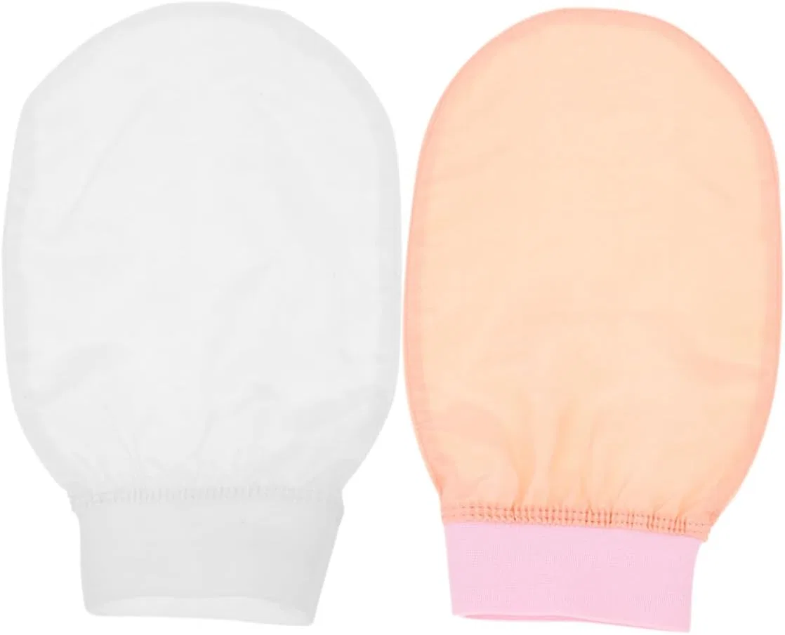 Отшелушивающие варежки и перчатки Alipis, 2 шт, Pink And White