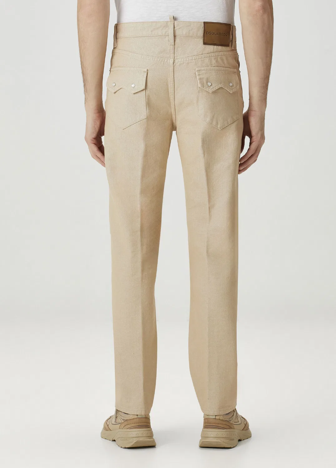 Джинсы Dsquared2, bej — фото 3