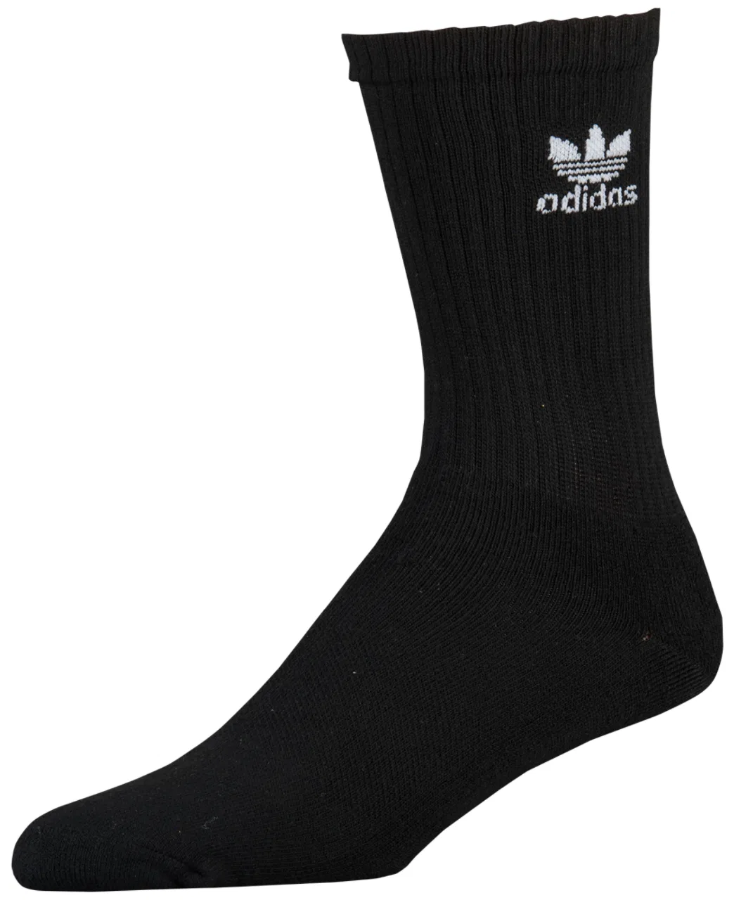 Носки для мальчиков Trefoil 6-Pack Crew Socks Adidas, белый/черный — фото 4