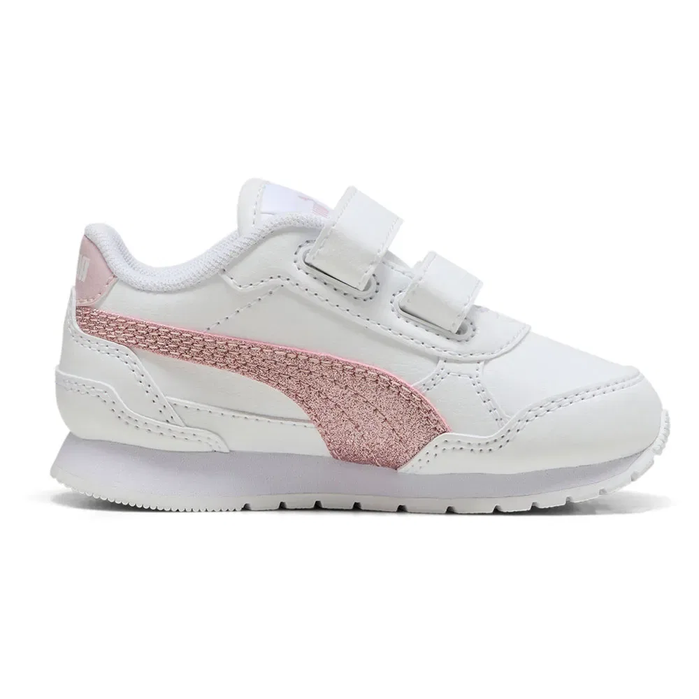 Кроссовки slip-on Puma ST Runner V4 SL Glitter V Inf, белый — фото 3