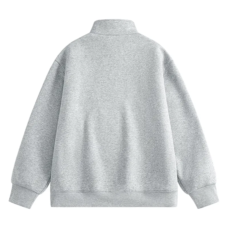 Детский свитшот с начесом MINISO, Heather Gray — фото 3