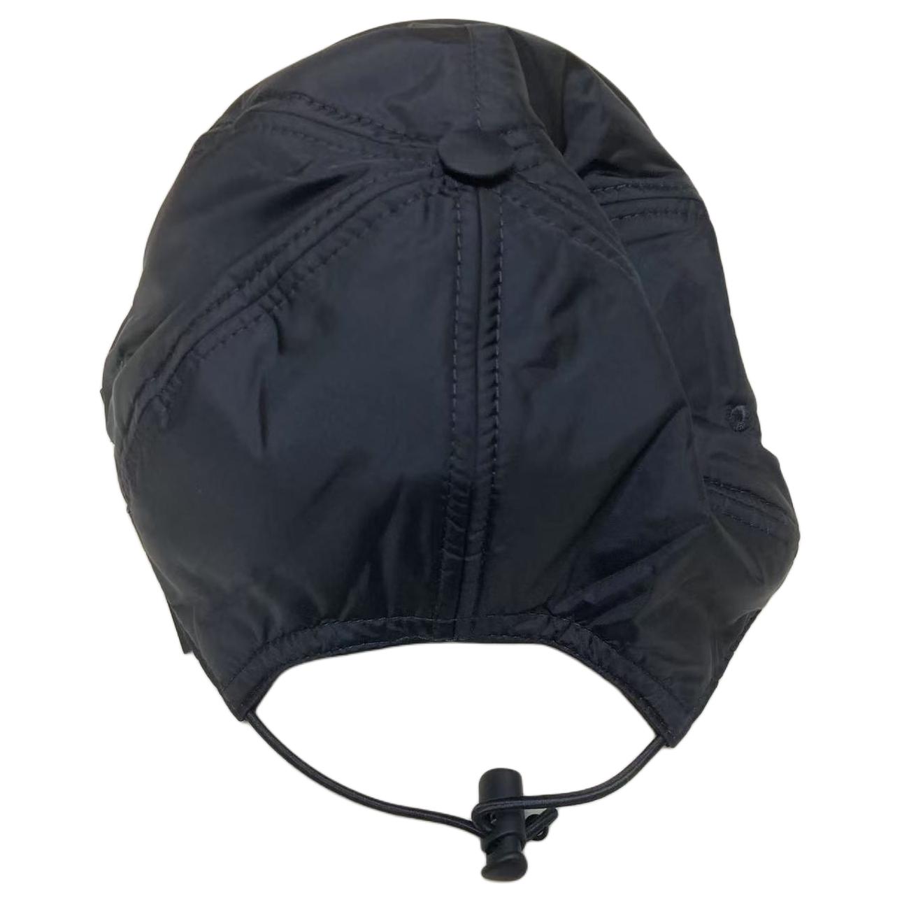 Moncler Хлопковая бейсболка унисекс черная, Black — фото 3
