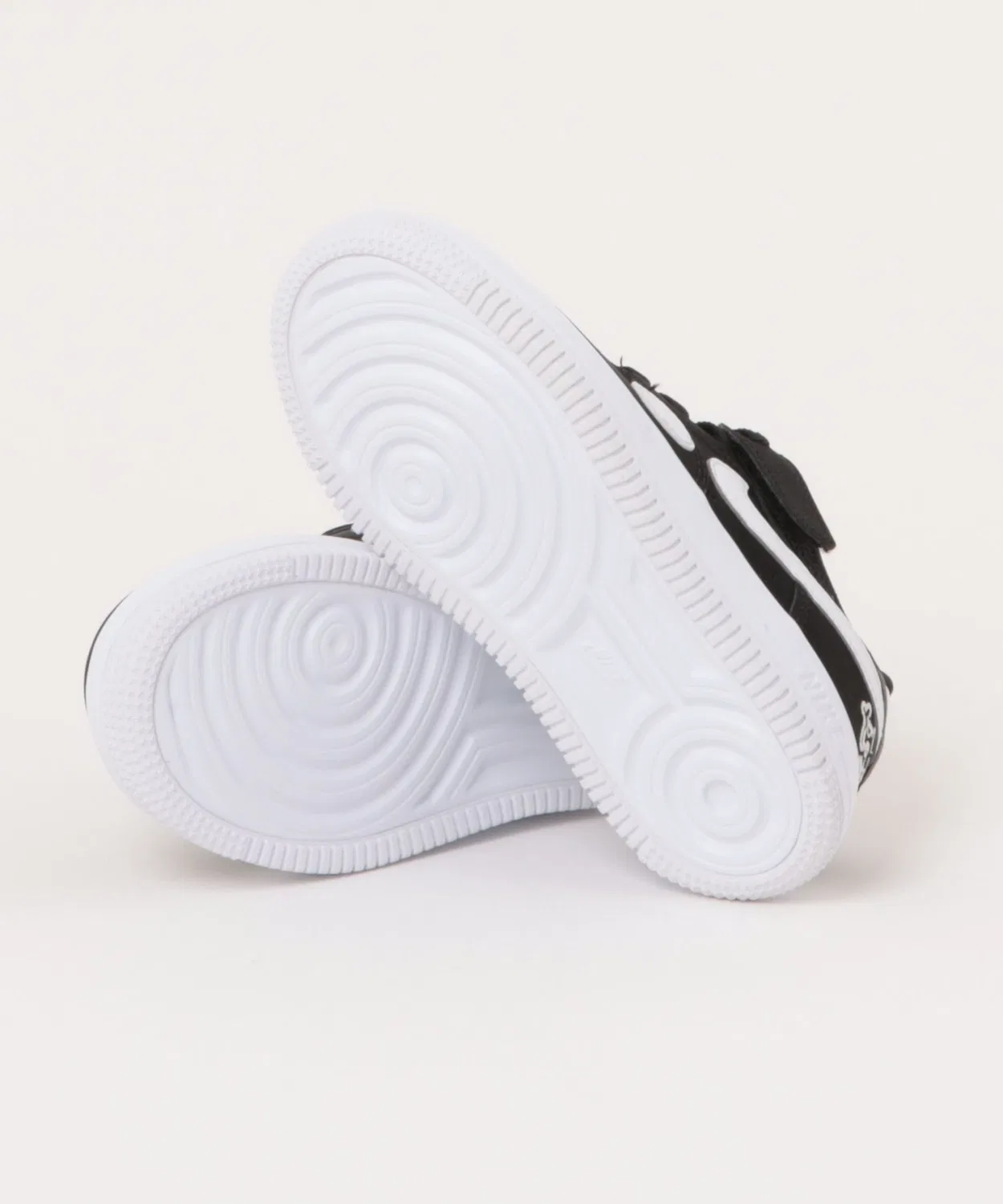 Детские кроссовки с липучкой Nike Force 1 Low EasyOn LIL PS, Black/White — фото 3